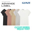 グンゼ インナーシャツ メンズ 年間 アドバンスレーベル トップス 半袖 Tシャツ クルーネック 丸首 シンプル 無地 消臭 肌着 下着 男性 お洒落 汗対策 ...