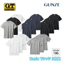 G.T.HAWKINS グンゼ ホーキンス 天竺 丸首 無地 3枚組 脇縫いなし メンズ 綿 インナー クルーネック Tシャツ 下着 アンダーウェア GUNZE...