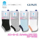 グンゼ アセドロン レディーススニーカー丈ソックス メッシュ 足首ライン 消臭 GUNZE AGX552 22-24cm ギフト プレゼント