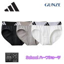GUNZE adidas グンゼ アディダス 吸汗速乾 ドライ ロゴ 綿混 アウトゴム APP3975-85 150cm/160cm/165cm ショーツ ハー...