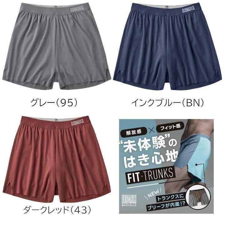 グンゼ ボディワイルド トランクス メンズ 前...の紹介画像3