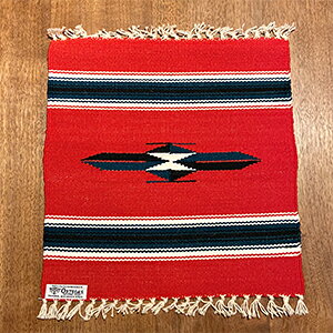 Ortega's チマヨ プレイスマット ランチョマット 15×15 レッド