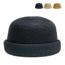 【手洗い 抗菌 消臭】ベーシックエンチ Washable Braid Roll Cap ウォッシャブル ブレード ロール キャップ フィッシャーマン つば無しキャップ ショート ビーニー サグキャップ ロールワッチ クルクルビーニー ショートキャップ 帽子 レディース メンズ 全3色 bca-u21753