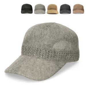 【2サイズ キッズ有り】ベーシックエンチ Linen Thermo Cap リネンサーモキャップ 帽子 レディース メンズ 子供 春夏 サイズ調整 全5色 全2サイズ フリーサイズ キッズサイズ