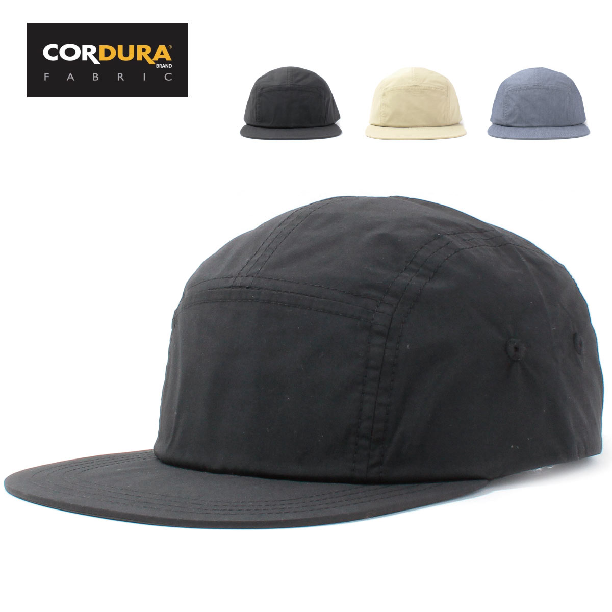 【コーデュラ素材】ベーシックエンチ Cordura Camp Cap コーデュラ キャンプキャップ 帽子 レディース メンズ オールシーズン サイズ調..