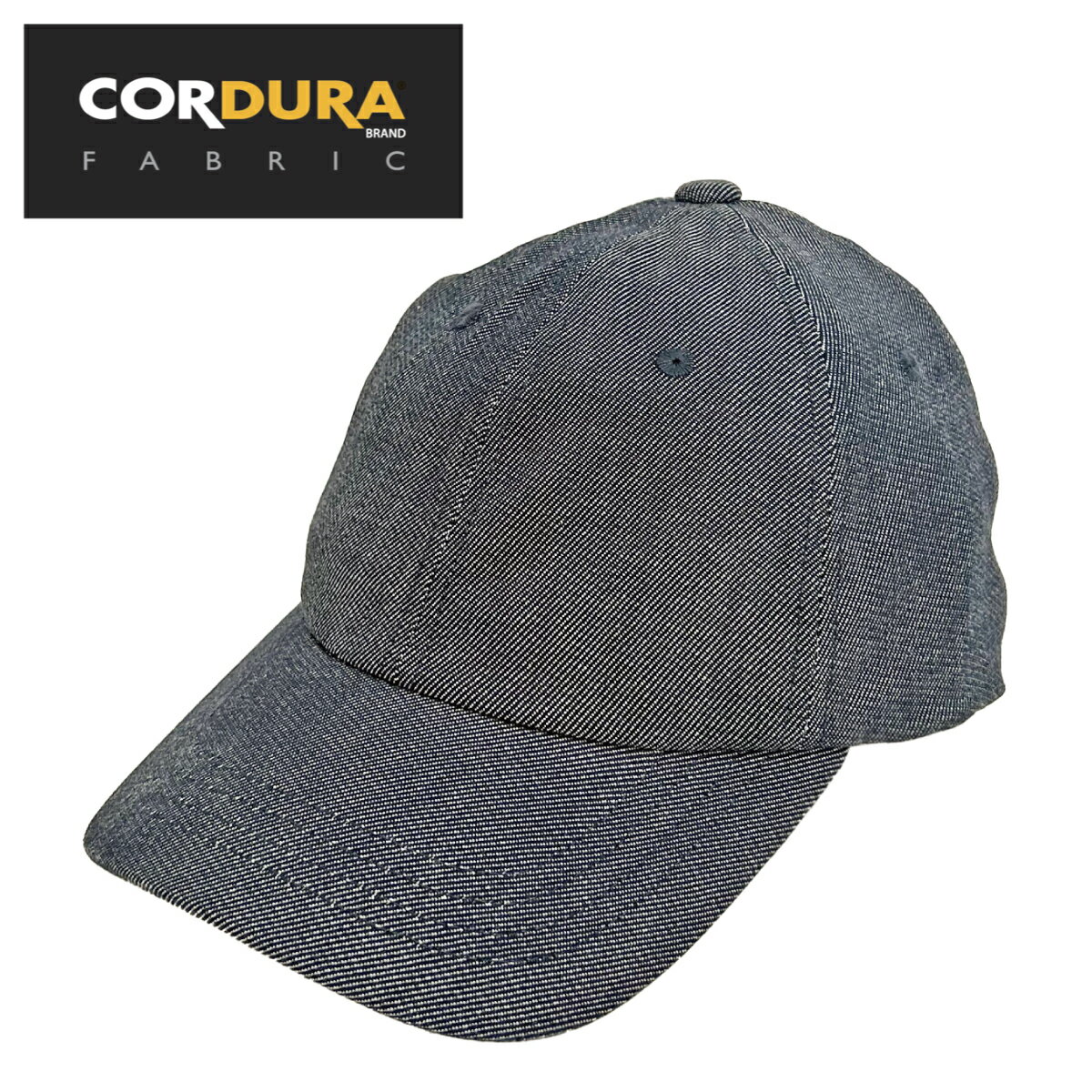 パンジー 【洗える 抗菌 消臭 ストレッチ コーデュラ素材】ベーシックエンチ Cordura Denim Low Cap コーデュラ デニム ローキャップ 伸縮 シンプル 日除け 機能性 無地 アウトドア 帽子 手洗い可 レディース メンズ 洗濯 ゴルフ カーブつば 釣り フリーサイズ 1色 bcn-y41950 父の日