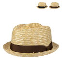 【ポークパイ 蒸れにくい 麦わら】ベーシックエンチ Straw Roll Hat ストロー ロール ハット 帽子 レディース メンズ 春夏 テラピンチ 麦わら帽...