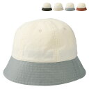 【洗える 抗菌 消臭】ベーシックエンチ 2tone Mix Crew Hat ツートーン クルーハット バイカラー 麻 日除け 機能性 無地 帽子 手洗い可 レディース メンズ 洗濯 釣り フリーサイズ 全4色 bcs-k41947