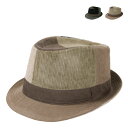 【抗菌 消臭】ベーシックエンチ Patch Fabric Hat パッチ ファブリック ハット パッチワーク 帽子 レディース メンズ 中折れハット フェドラ ...
