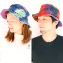 【タイダイ染め】ベーシックエンチ Tie Dye Boonie Hat 帽子 タイダイ ブーニー ハット BASIQUENTI あす楽 バケハ バ…