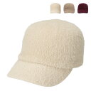 ラバブル Hairy Thermo Cap ヘアリーサーモキャップ キャップ 防寒 形状記憶 サーモ糸 ふわふわ ベーシックエンチ ショートつば 毛足 ふんわり 帽子 レディース 女性 秋冬 サイズ調整 フリーサイズ 全3色 lca-k07503