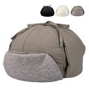 【抗菌 消臭 2way 手洗い】ソエリラ Puffer Flight Cap パファー フライト キャップ 帽子 耳当て付き ダウン フライトキャップ ゴルフ アウトドア 散歩 プレゼント ギフト リブニット ふわふわ 洗える 暖かい 防寒 あご紐 レディース フリーサイズ 3色 lcn-m47736