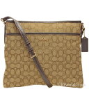コーチ COACH 斜めがけショルダーバッグ レディース カーキxブラウン キャンバスxレザー f58285imc7c コーチアウトレット クリスマスセール