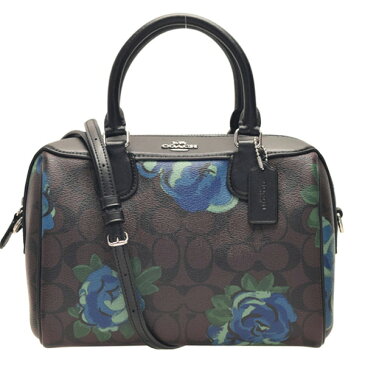 コーチ COACH 2WAYショルダーバッグ ミニボストン シグネチャー 花柄 アウトレット f39962svn2r | バッグ バック かばん 鞄 2way ショルダー 通勤 レディース 肩掛け 斜め掛け 斜めがけ かわいい 可愛い おしゃれ オシャレ ブランド 本革 レザー 母の日 春