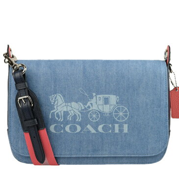 コーチ COACH 斜めがけショルダーバッグ アウトレット 91137svde | ショルダー バッグ バック 鞄 かばん 肩掛け 斜め掛け デニム 通勤 かわいい 可愛い オシャレ おしゃれ レディース ブランド