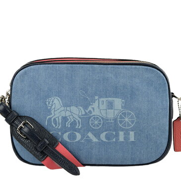 【15日0〜24時までP10倍】コーチ COACH 斜めがけショルダーバッグ アウトレット 93986svde | ショルダー バッグ アクセサリーポーチ ミニバッグ かばん 鞄 デニム 肩掛け 旅行 小さい 小さめ コンパクト レディース かわいい 可愛い オシャレ おしゃれ ブランド ロゴ