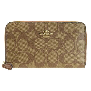 【9日20時〜10日24時までP10倍】コーチ COACH ショップ袋付き ラウンドファスナ?中長財布 シグネチャー メンズ レディース アウトレット f88913ime74 | サイフ さいふ 財布 カード入れ 多い レディース オシャレ おしゃれ ブランド レザー 本革