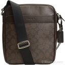 コーチ COACH メンズ 斜めがけショルダーバッグ 『シグネチャー PVC レザー フライト バッグ』 マホガニーxブラウン レザー f54788mabr コーチアウトレット クリスマスセール