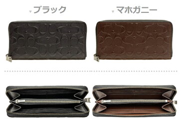 【エントリーでP5倍】コーチ COACH 長財布 f58113 | ファスナー ラウンドファスナー さいふ サイフ ウォレット 財布 カード 収納 多い メンズ かっこいい おしゃれ シンプル スリム 使いやすい ブランド 本革 アウトレット