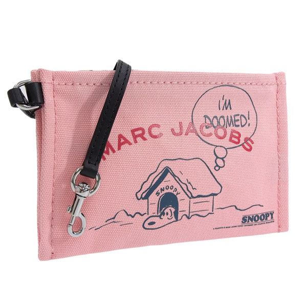 マークジェイコブス ポーチ（レディース） マークジェイコブス MARC JACOBS THE SNOOPY SMALL POUCH ポーチ 小物入れ PEANUTS キャンバス ピンク レディース s213m06fa21-661 30日間返品保証 代引手数料無料 ポイント10倍