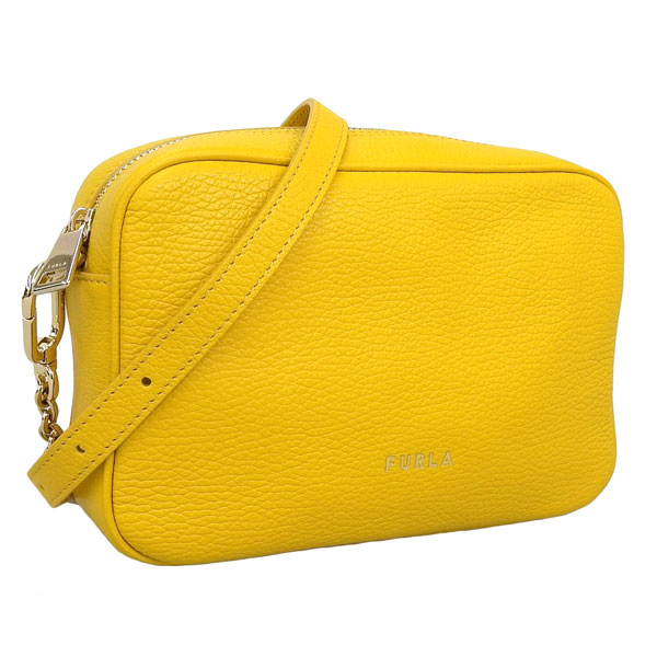 フルラ バッグ FURLA REAL MINI CAMERA CASE ショルダーバッグ バッグ レザー イエロー系 レディース wb00243hsf0000564s 30日間返品保証 代引手数料無料