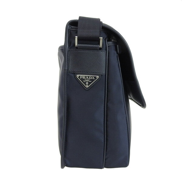 プラダ PRADA ショルダーバッグ バッグ ナイロン サフィアーノレザー ダークブルー レディース 2vd166tesa-bleu-zz 30日間返品保証 代引手数料無料 楽天スーパーセール