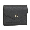 コーチ 革財布 レディース コーチ 財布 COACH WYN SMALL WALLET 二つ折り財布 レザー ブラック レディース c2328liblk 30日間返品保証 代引手数料無料 一粒万倍日