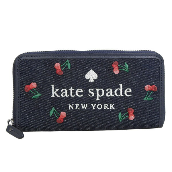 katespadenewyork（ケイトスペード）『スペンサーチェリージップアラウンドコンチネンタルウォレット』