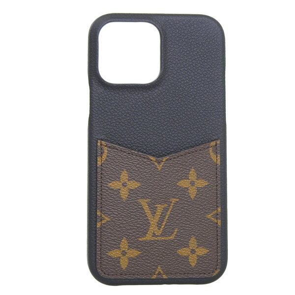 ルイヴィトン LOUIS VUITTON iPhone 13 PRO MAX IPHONE バンパー 13 PRO MAX スマホケース ブラック×ブラウン レディース m46053 【全品ポイント10倍 1日24時間限定】