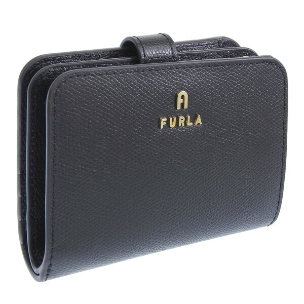 フルラ 二つ折り財布 レディース フルラ 財布 レディース 二つ折り財布 レザー ブラック FURLA CAMELIA S COMPACT WALLET WP00315ARE000O6000 FURLA 一粒万倍日 ポイント10倍 楽天スーパーセール