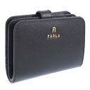 フルラ 財布 レディース 二つ折り財布 レザー ブラック FURLA CAMELIA S COMPACT WALLET WP00315ARE000O6000 FURLA 一粒万倍日 ポイント10倍