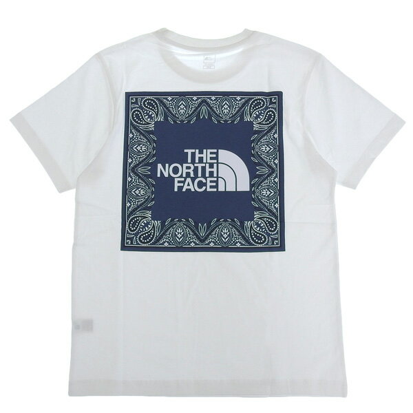 ノースフェイス 衣類 メンズ レディース Tシャツ 95 M コットン ホワイト NSE BANDANA S/S R/TEE 2 NT7UN48B-OWHM THE NORTH FACE