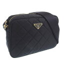 プラダ バッグ レディース ショルダーバッグ アウトレット ブラック 1BH089 TESSUTO IMPUNTU NERO PRADA