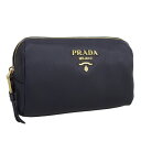 プラダ 小物 レディース ポーチ アウトレット レザー バルト ネイビー 1ND004 ZO CE BALTICO PRADA