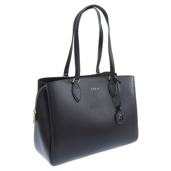 フルラ バッグ レディース トートバッグ アウトレット レザー ブラック MINERVA L TOTE WB00445BX0306O6000 FURLA