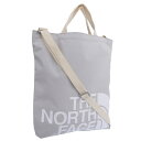 ノースフェイス ホワイトレーベル バッグ レディース 2WAY トートバッグ ONE ライトグレー BIG LOGO TOTE NN2PP07M-LGY THE NORTH FACE A4対応 ポイント10倍