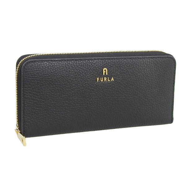 フルラ 革長財布 レディース フルラ 財布 レディース 長財布 レザー ブラック FURLA CAMELIA XL ZIP AROUND SLIM WP00313HSF000O6000 FURLA ポイント10倍