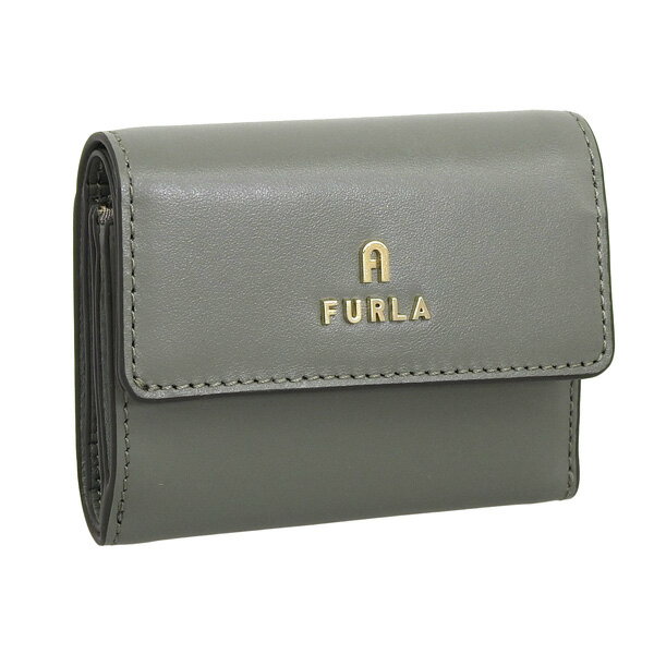 フルラ 財布 レディース フルラ 財布 レディース 三つ折り財布 レザー グリーングレー FURLA CAMELIA S COMPACT TRIFOLD ZIP WP00344AX07330J000 FURLA 楽天スーパーセール