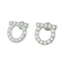 フェラガモ アクセサリー レディース ピアス シルバー OR GANCPERLE CREAM PLDLUC 760125696582002 FERRAGAMO