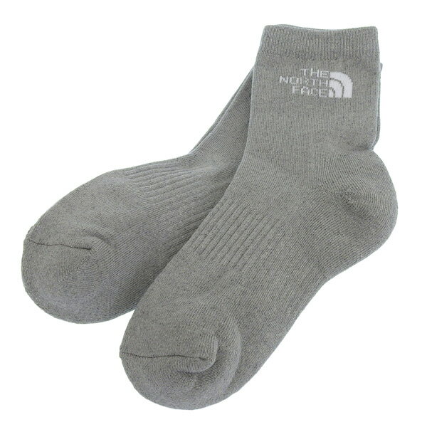 ノースフェイス 小物 メンズ レディース 靴下 二足セット M 24cm グレー QUICK DRY SOCKS SET NY4LP00B-MEGM THE NORTH FACE