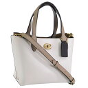 コーチ バッグ レディース 2WAY ショルダーバッグ レザー チョークマルチ CB WILLOW TOTE 24 C8561B4CAH COACH 楽天スーパ...