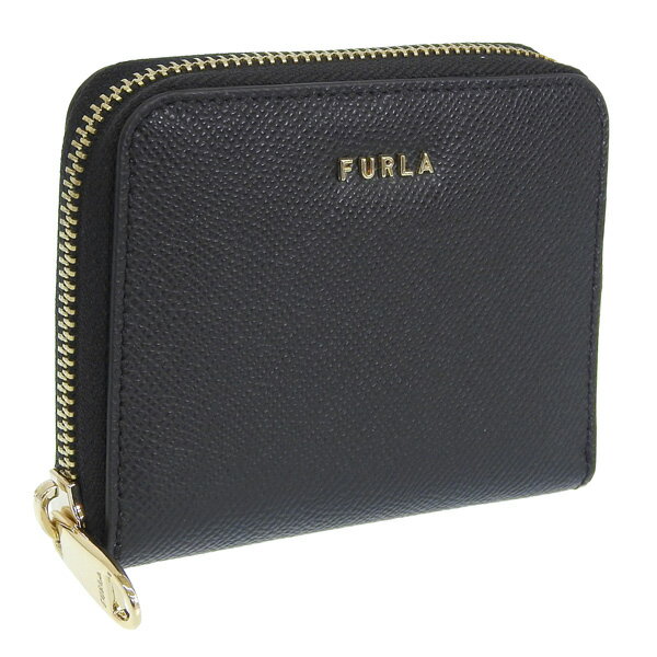 フルラ 財布 レディース 二つ折り財布 アウトレット レザー ブラック CLASSIC ZIP AROUND S PS86CL0BX0306O6000 FURLA