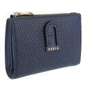 フルラ 財布 レディース 二つ折り財布 アウトレット レザー ネイビー DAFNE S BI FOLD W/ZIP WP00242BX03352442S FURLA