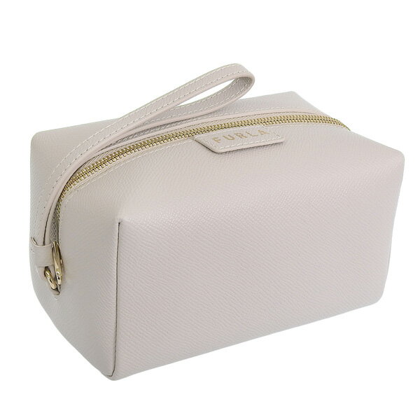 フルラ フルラ 小物 レディース ポーチ アウトレット レザー ライトグレー CLASSIC-COSMETIC CASE WE00442BX0306GDJ00 FURLA