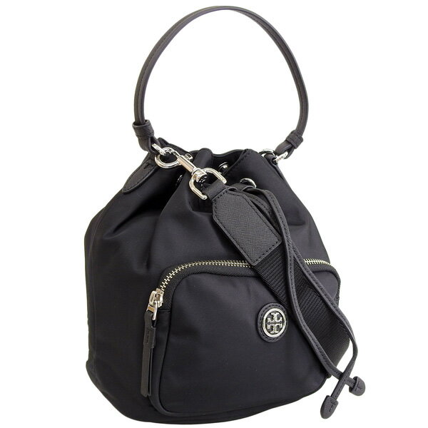 トリーバーチ バッグ レディース ショルダーバッグ 2WAYハンドバッグ OS ブラック VIRGINIA BUCKET BAG 134652-001 TORY BURCH