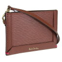ポールスミス 小物 メンズ レディース カードケース アウトレット品 レザー キャメル PSMP0102 PAUL SMITH ポイント10倍 楽天スーパーセー...