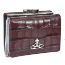 BBAEGXgEbh z fB[X O܂z U[ o[KfB[ CROCODILE SMALL FRAME WALLET 51010018L0039I401 VIVIENNE WESTWOOD