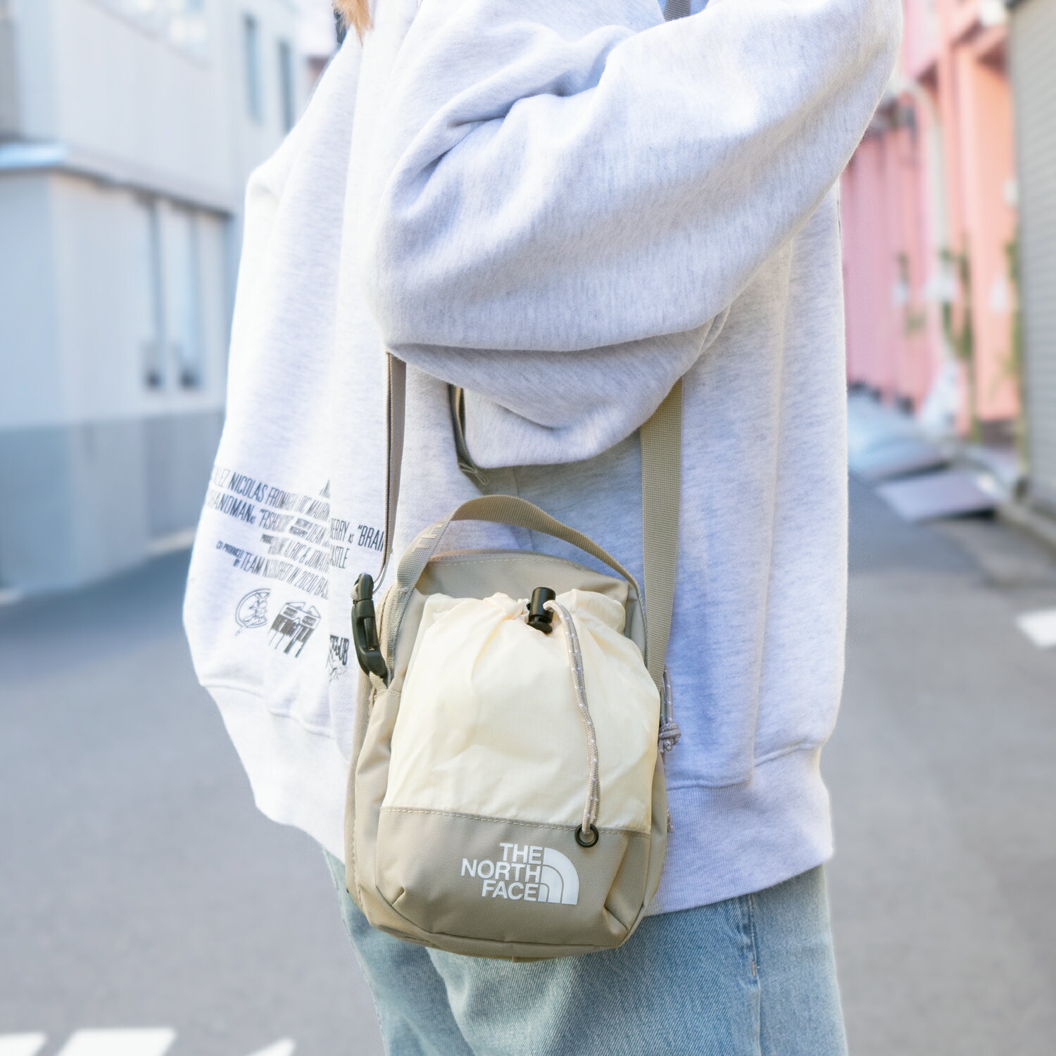 ノースフェイス バッグ メンズ レディース ショルダーバッグ ライトベージュ BREEZE CROSS BAG NN2PP08B-LBE THE NORTH FACE ポイント10倍 楽天スーパーセール