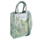 フルラ バッグ レディース 2WAY ショルダーバッグ キャンバス グリーンマルチ FURLA OPPORTUNITY MINI TOTE N/S WB0083...