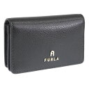 フルラ 小物 レディース カードケース レザー ブラック FURLA CAMELIA BUSINESS CARD CASE WP00408ARE000O6000 FURLA